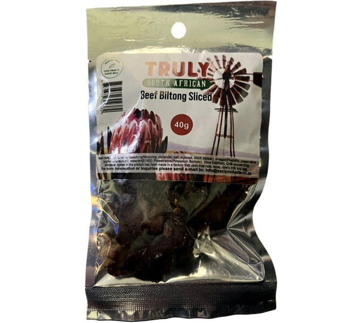 Truly South African Beef Biltong Sliced (3 x 120 g) Makro