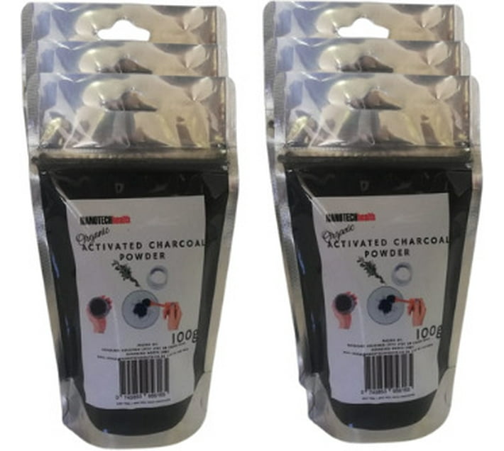 Nanotech Health Activated Charcoal (6 x 600 g) Makro