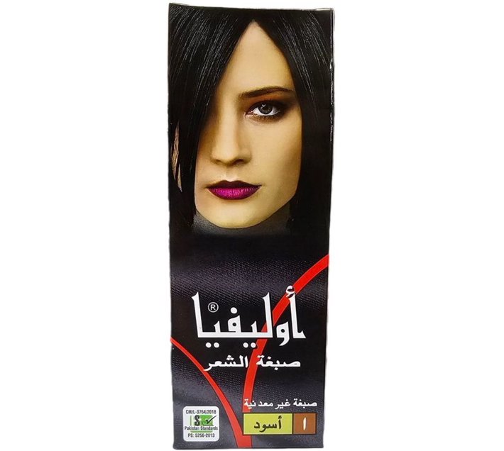 OLIVIA BLACK HAIR COLOUR , Black Makro