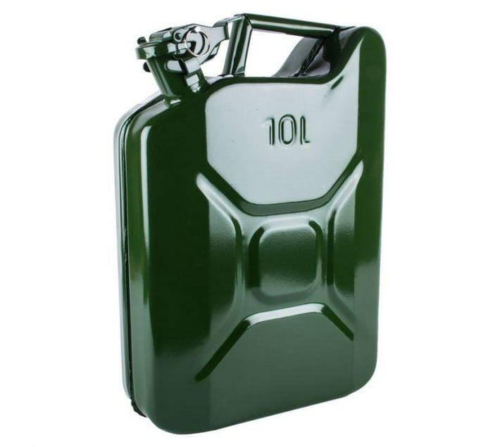 Kaufmann Jerry Can Metal Petrol Green 10L Makro