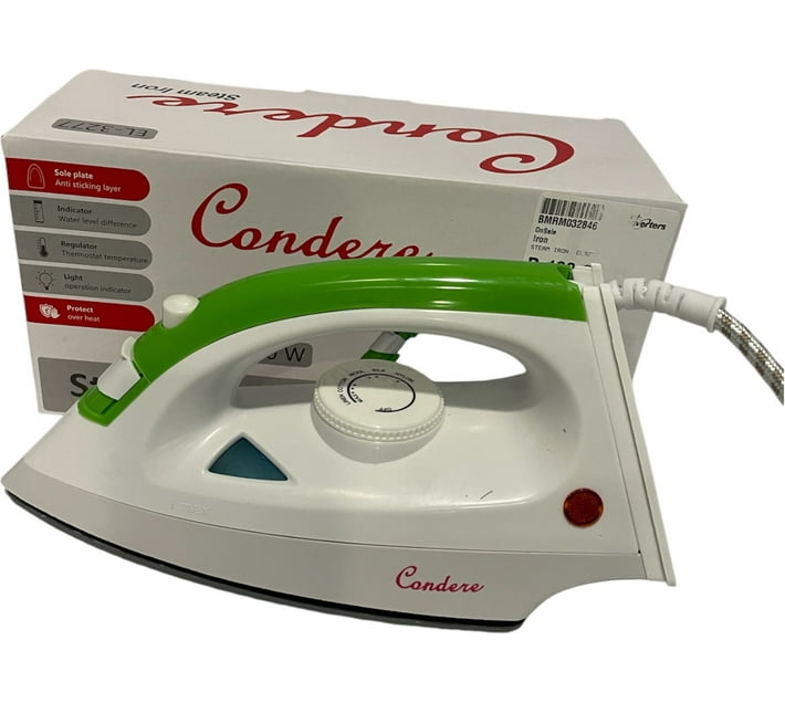 Condere Steam Iron (White,Green) | Makro
