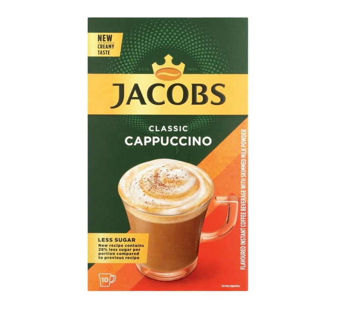 Someone’s in a Makro Jacobs 10 x 148g Instant Cappuccino Mood