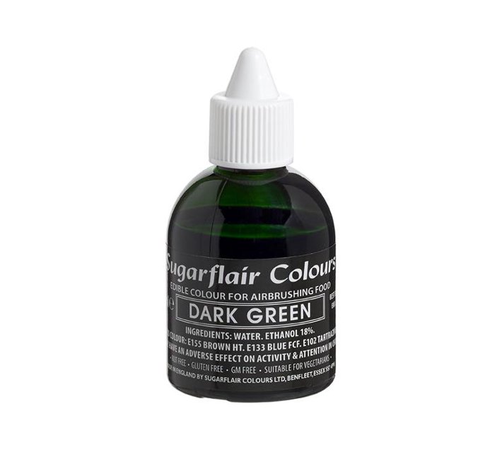 Someone’s in a Makro Sugarflair Airbrush Edible Liquid Colouring for Airbrushing Dark Green