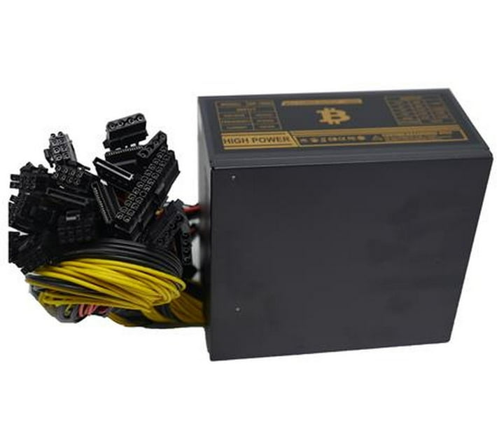 Unique PSU1600W 1600w Power Supply Power Plug (Black) Makro