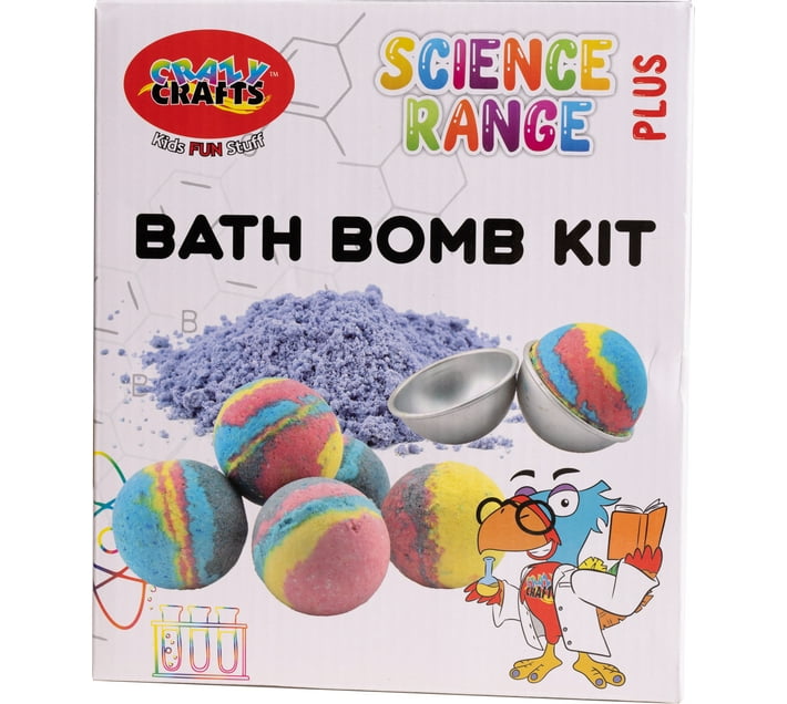 CRAZY CRAFTS Science Range Plus Bath Bomb Kit Doityourself Kits Art