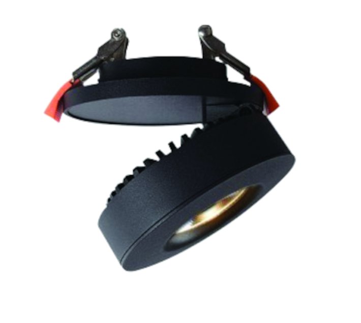 Modern Ceiling Spotlight 12W Black R DL Makro
