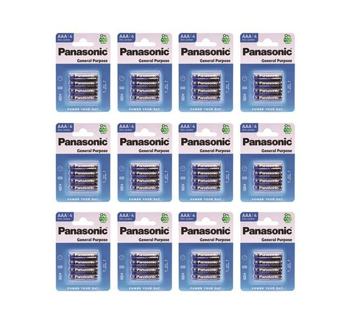 Someone’s in a Makro Panasonic Carbon Zinc AAA 4 Pack Batteries x 1 Box