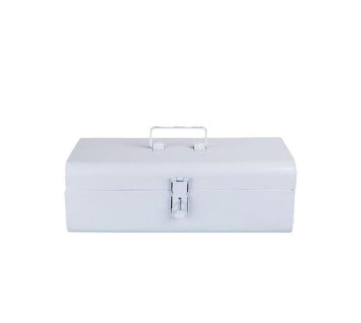 Someone’s in a Makro Toolbox enamel 36x12x15cm w/latch white Mood
