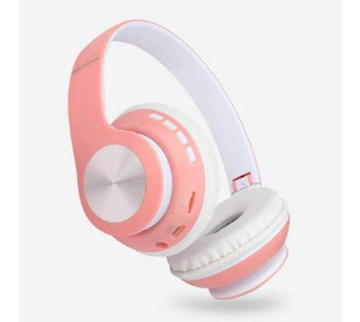 Perfect Bluetooth Wireless On Ear Stereo Headphones Pink Makro