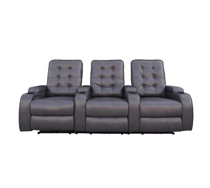 Someone’s in a Makro Electric Recliner Chair 3 Seater Lounger Sofa Home ...