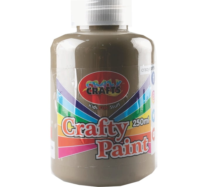 CRAZY CRAFTS Crafty Paint Smokey 250ml (Set of 1, Smokey) | Makro
