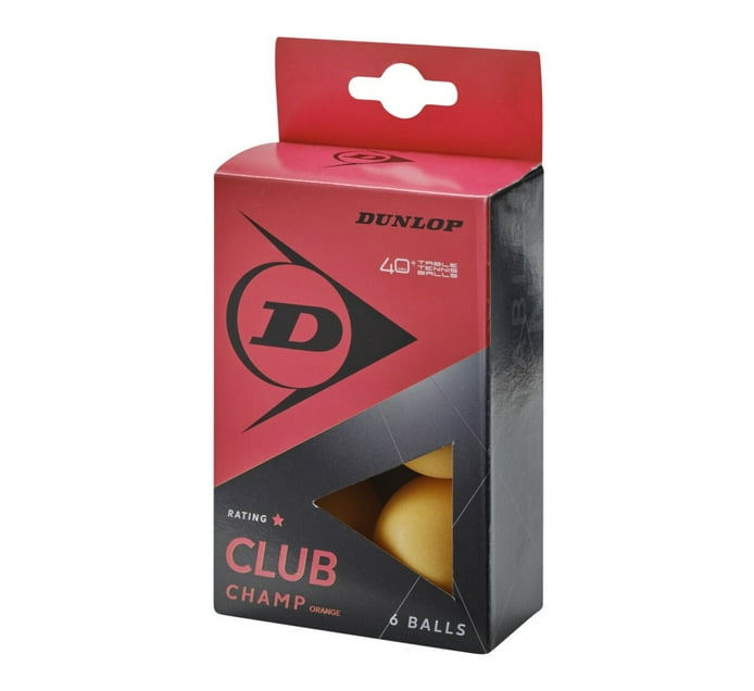 Dunlop Club Champ Table Tennis Balls 6Pk Makro