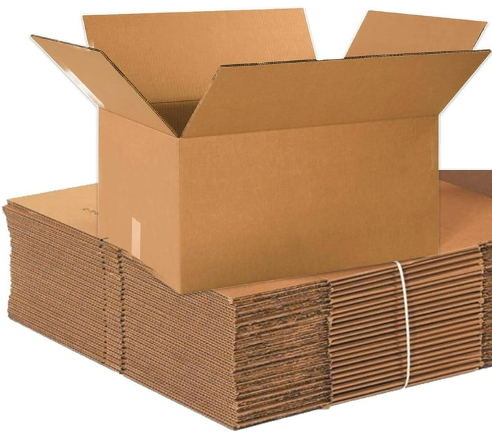 THE Corrugated Cardboard Packaging Box (Pack of 10 Brown) Makro