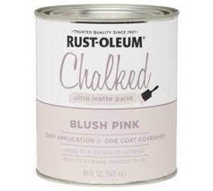Someone’s in a Makro RustOleum® Chalked Paint Ultra Matte Paint Blush