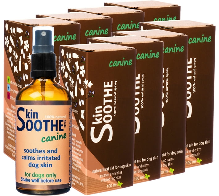 skinSOOTHE Caninex8 for rash and irritated, itchy allergic dog skin