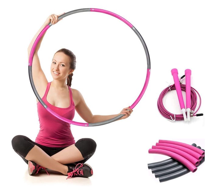 Someone’s in a Makro Exercise hula hoop weight loss fitness equipment