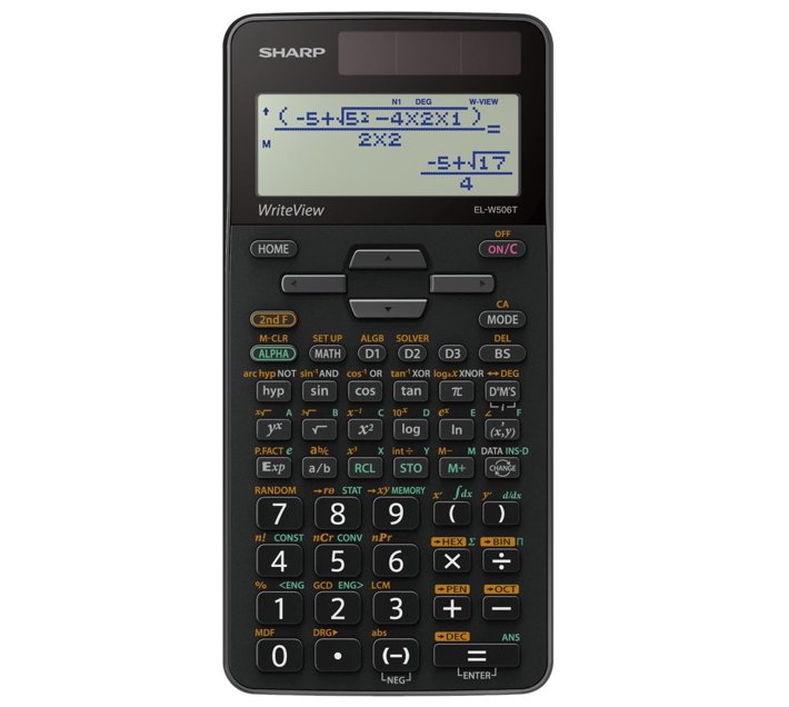 Sharp ELW506TBGY Scientific Calculator Makro