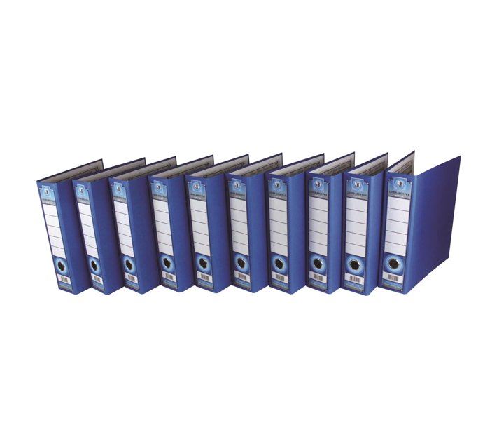 Files 10 Pack Bright Colour Lever Arch Files Blue Makro