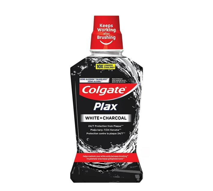 Colgate Plax Charcoal Whitening Mouthwash 500ml Makro