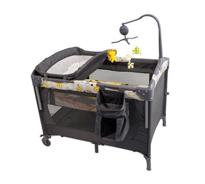 Baby Links Portable Camp Cot & CoSleeper with 2 Layers & Change Tray