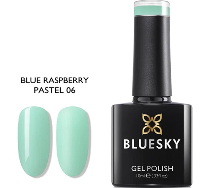 Bluesky Blue Raspberry Pastel 06 Gel Nail Polish () | Makro