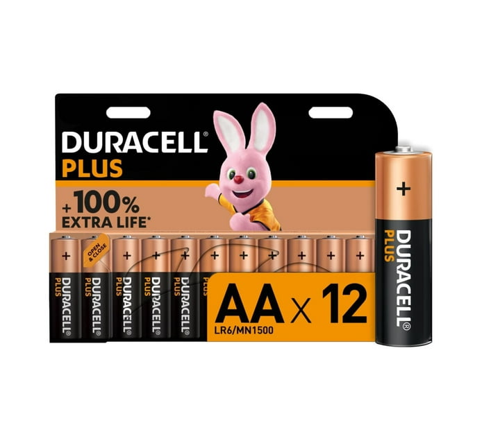 Duracell AA LR06 Batteries, Blister 4x Alkaline Battery