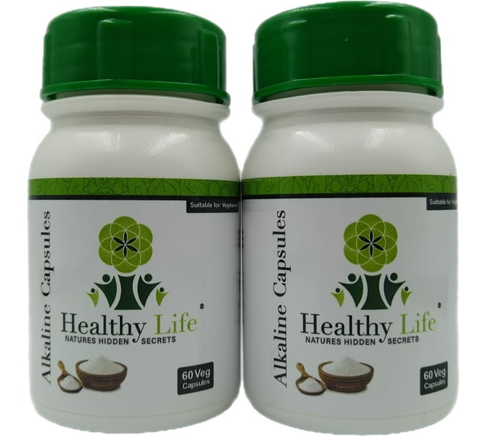 Healthy Life Products Healthy Life Alkaline Capsules 60s x 2 Pack