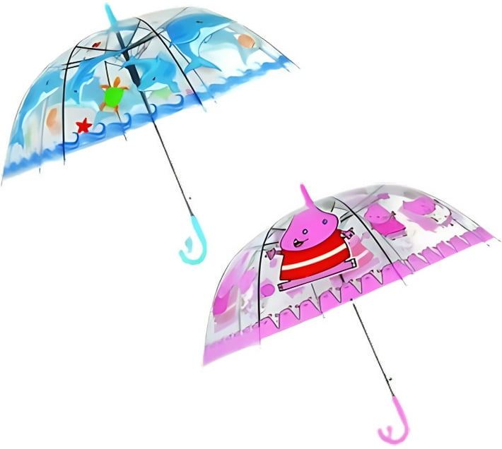 AZ Décor Umbrella Kiddies 8Rib 4Asstd 75Cm Dia Umbrella (Blue, Pink
