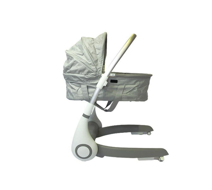 4 in 1 Dining & Swinging Chair, Baby Walker & Sleeping BasketGrey Makro