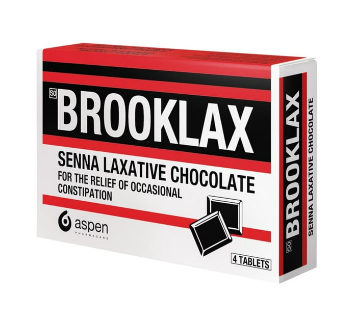 Brooklax Chocolate Laxative (4's) | Makro