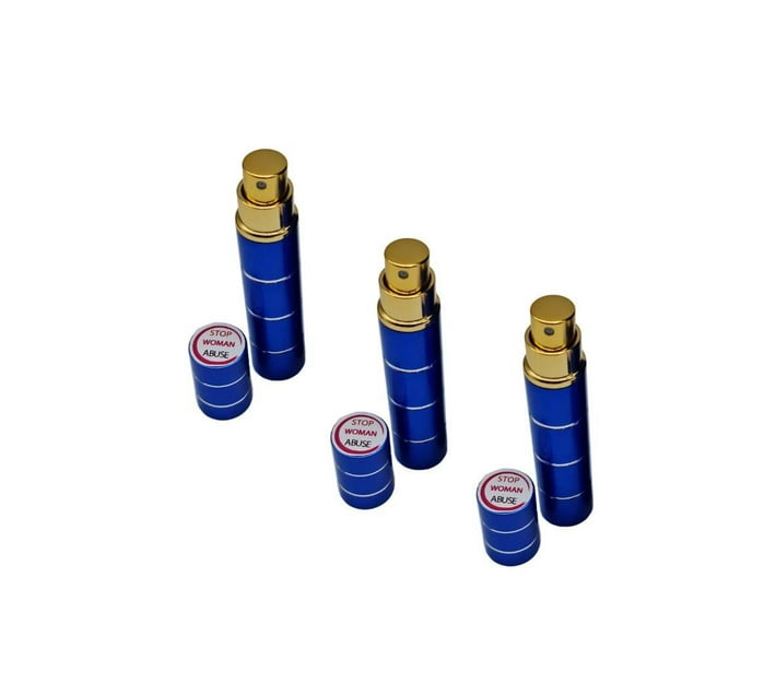 Lipstick Self Defense Pepper Spray 3 Pack Blue Makro