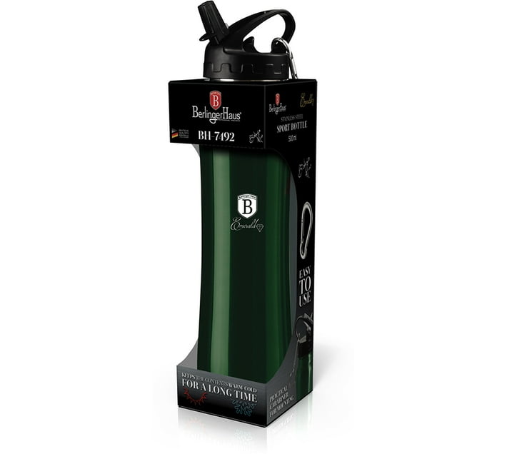 Berlinger Haus Stylish Sport Flask Bottle Emerald 500 ml Flask Makro