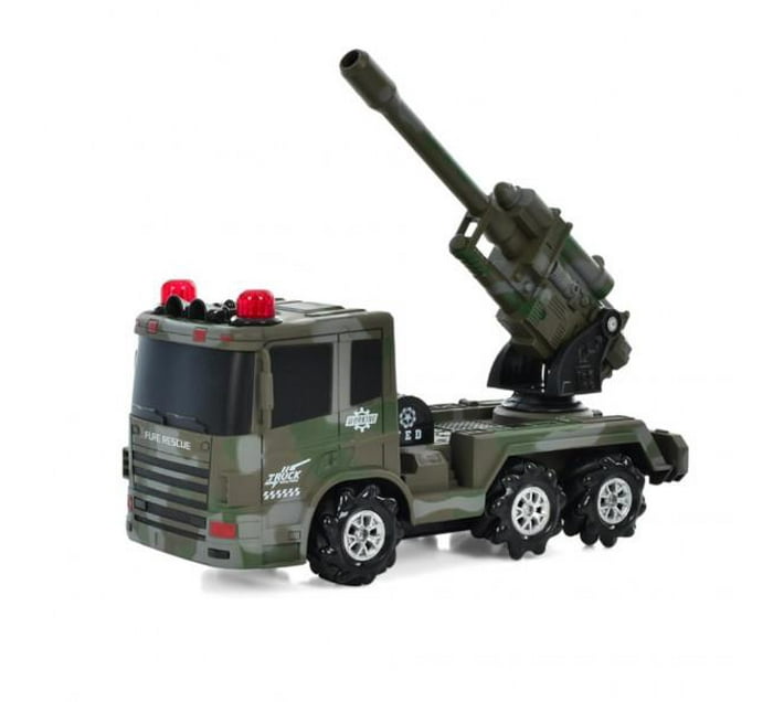 PSM Military Truck 4WD Tank Bomb Shooting Makro