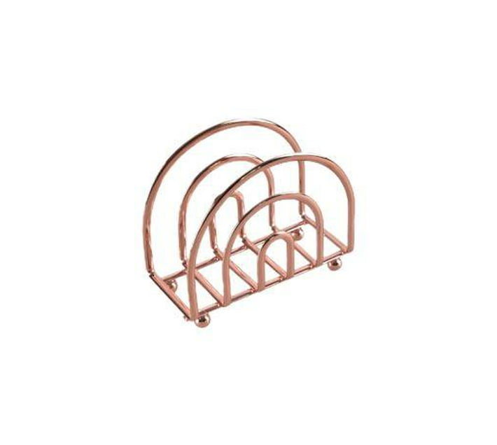 Royal Homeware Classic Serviette Holder Stainless Steel- Rose Gold | Makro