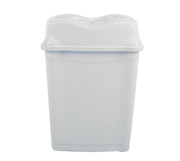 Whirlpool Plastic Dustbin White | Makro