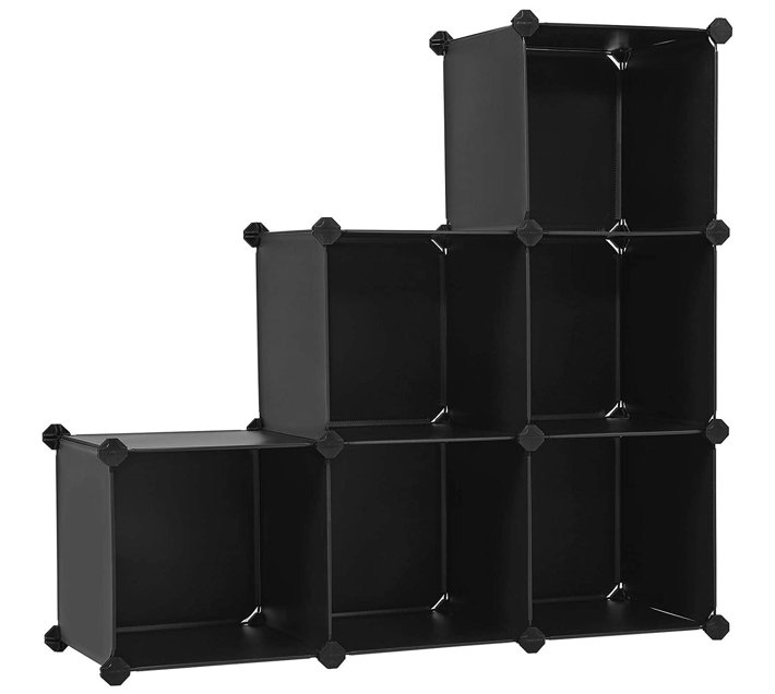 Someone’s in a Makro 6Cube Storage Organizer Closet Shelves Plastic