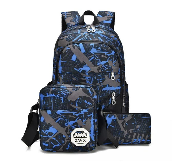 Someone’s in a Makro 3in1 Anti Theft USB Backpack Waterproof Travel Bag