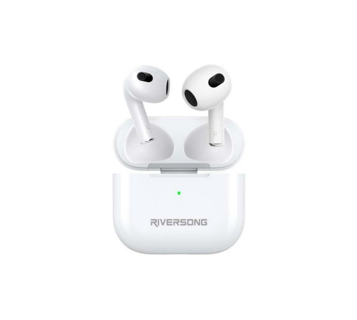 Someone s in a Makro Riversong Airfly L3 Earbuds White Mood