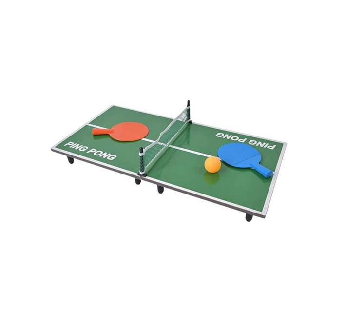 Someone’s in a Makro Portable Complete Mini Table Tennis Table with 2