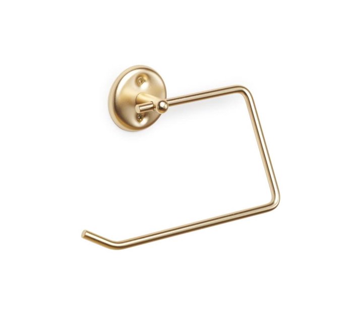 TOILET ROLL HOLDER, STAINLESS STEEL, BRUSHED GOLD Makro