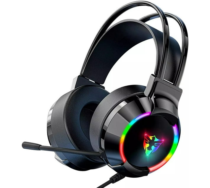 HD Cabling USB Gaming Headset G607 with RGB / LED Lights Wired