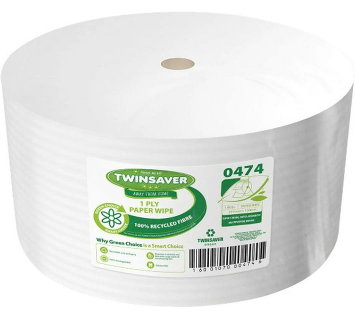 Buy Twinsaver 1 Ply Jumbo Toilet Paper Roll (1 Roll) in Bulk | Makro ...