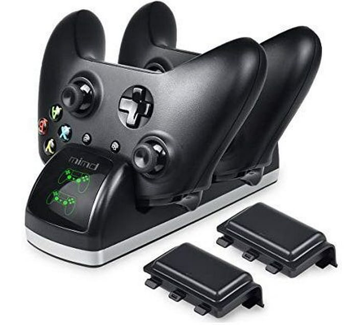 DW Xbox One Dual Controller Charging Station with 2 Rechargeable