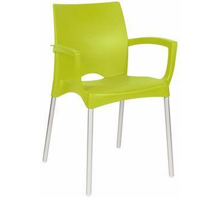 CONTOUR OUTDOOR ALEXIS CHAIR LIME outdoor4 Plastic Stackable Chair Makro