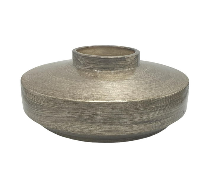 Someone’s in a Makro Bronze Vase Mcp 36Cm D X 15Cm H Flat Barrel Mood