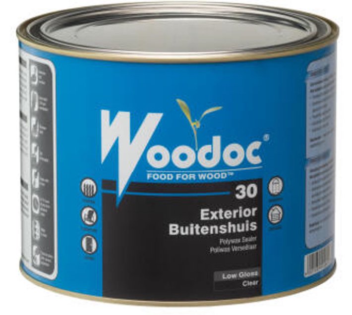 Woodoc 30 (Clear) Low Gloss Wood Varnish (Alkyd 1 L) Makro