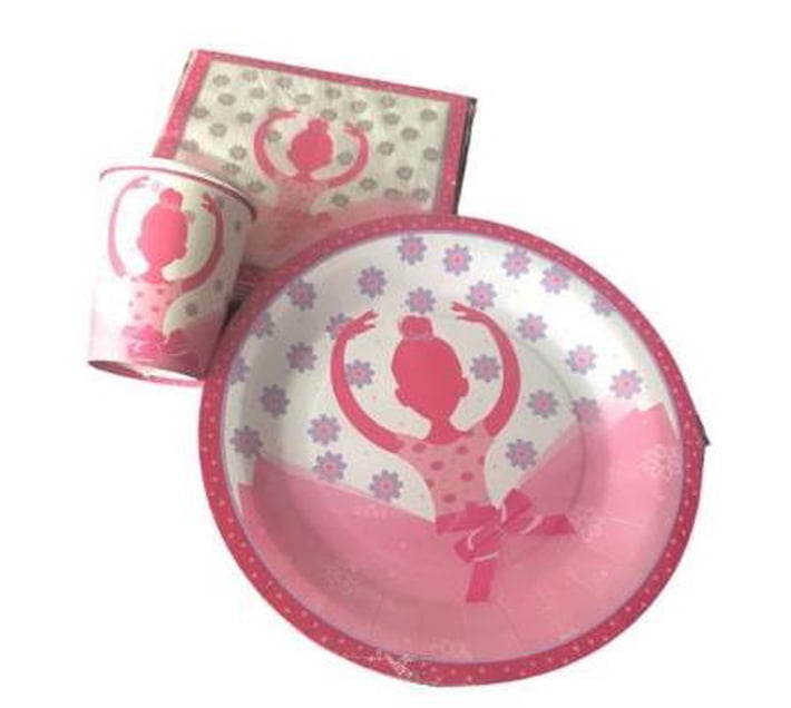 Someone’s in a Makro Ballerina Themed Party Set 3 Pack Paper
