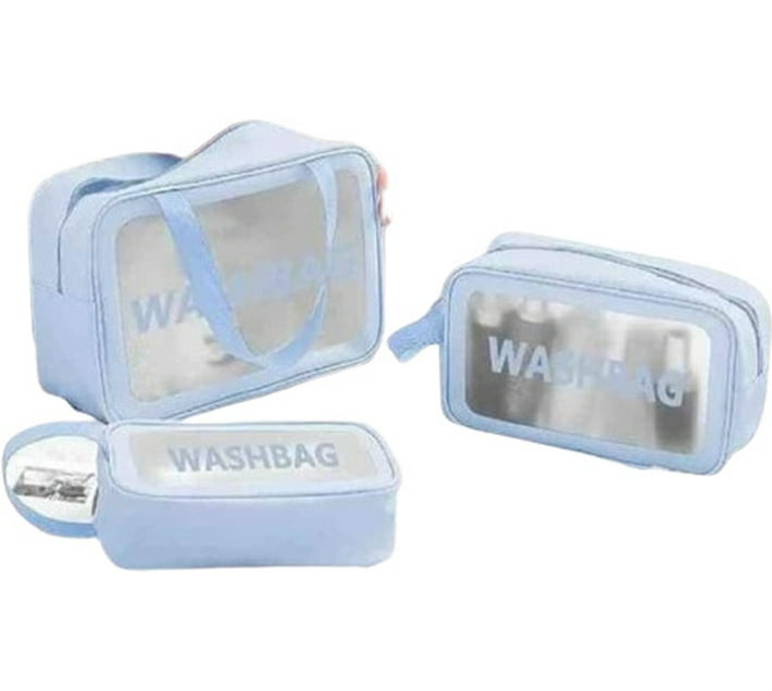 Generic Cosmetic Bag Waterproof Multipurpose Bag (Blue, 4 L) | Makro