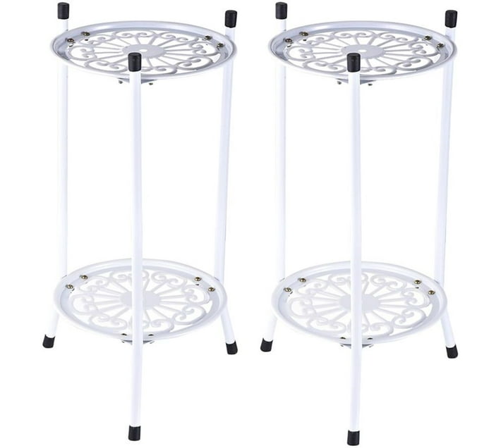 The Good Sport Garden Pot MultiTier Wrought Iron Flower Pot Stand Set