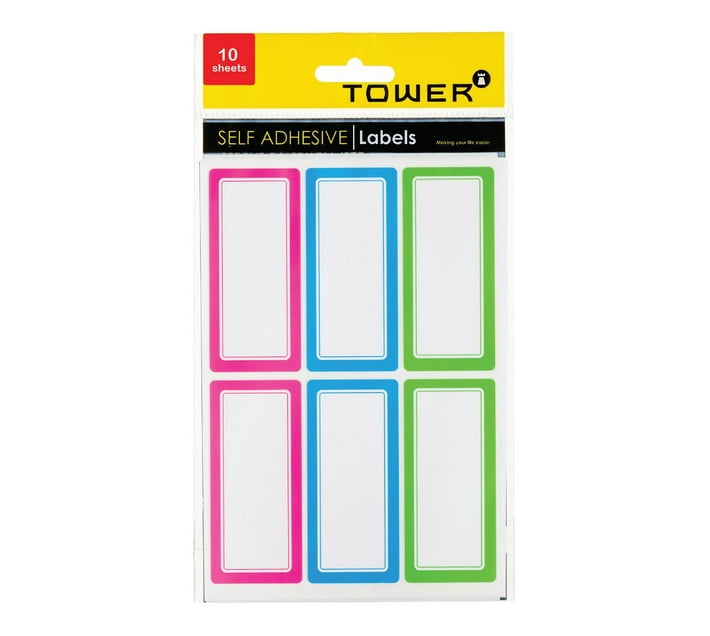 Colour Border labels - Stickers | Makro